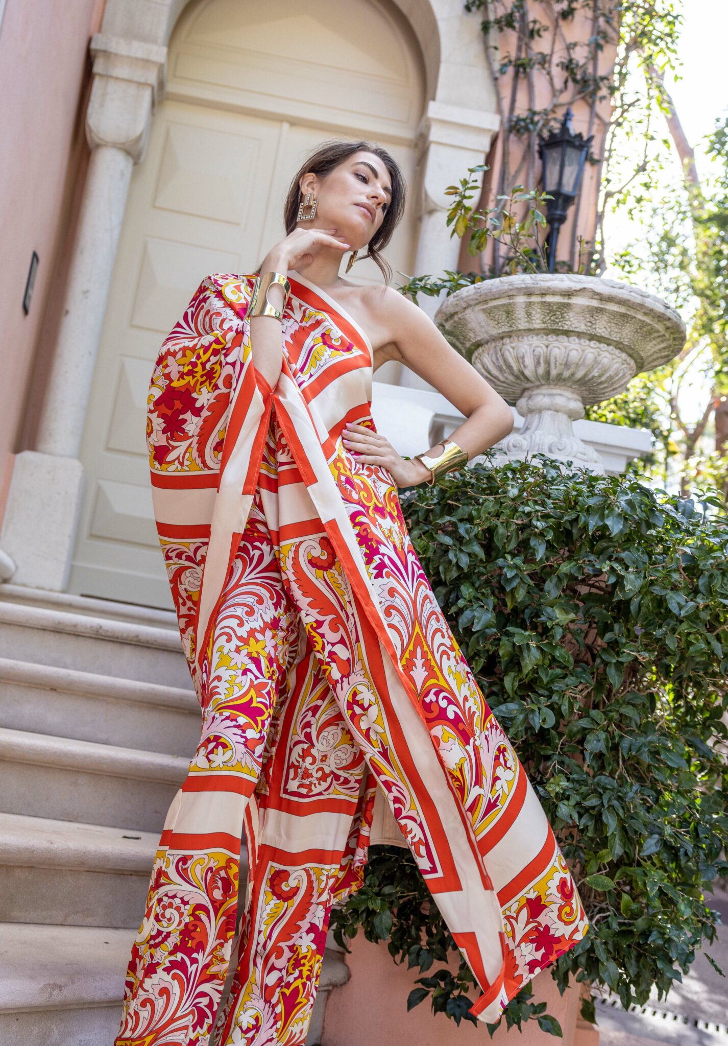 Spring Couture Luxury Collection silk kaftan