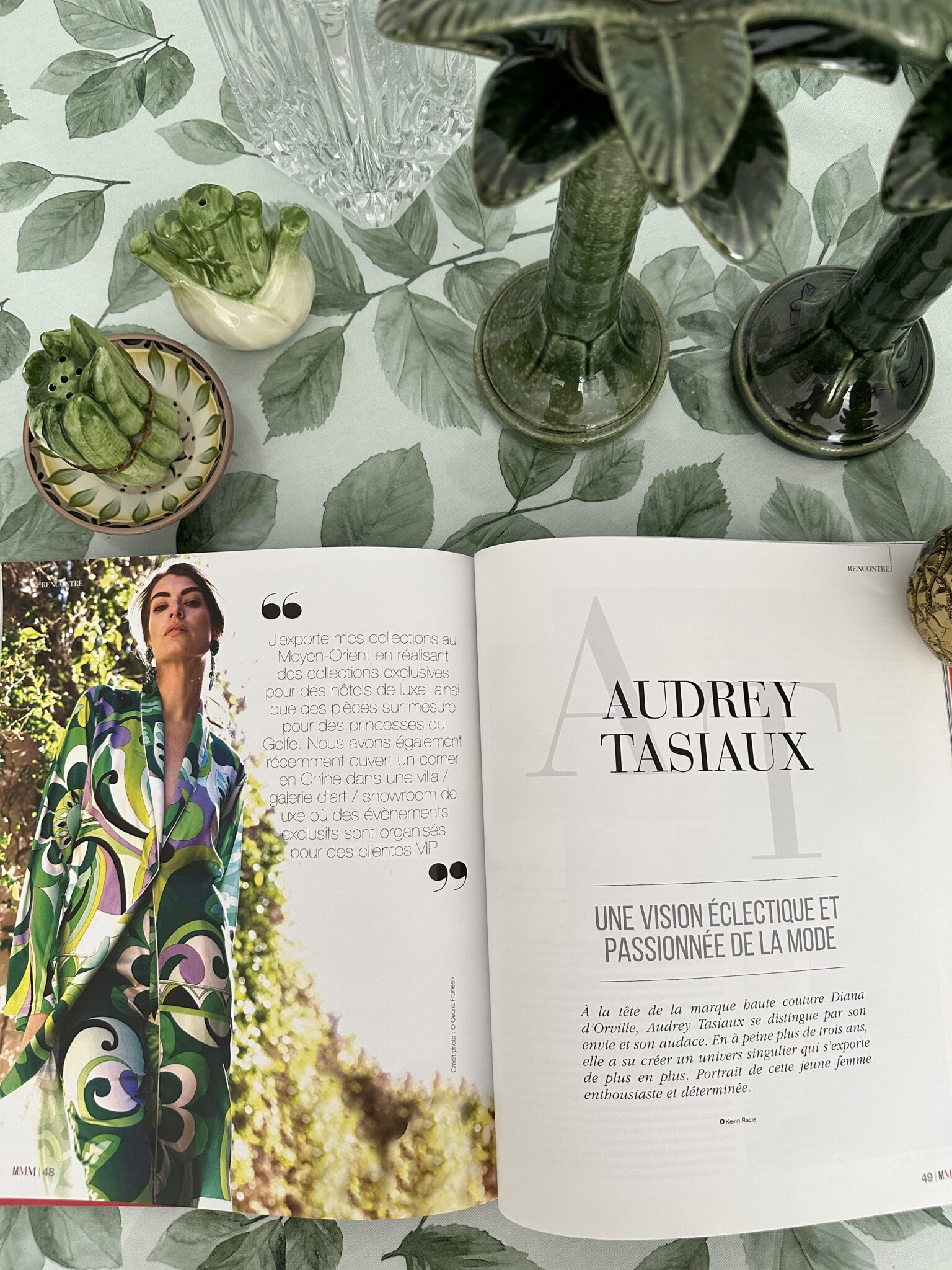 Audrey Tasiaux Monaco Monsieur Cover Story